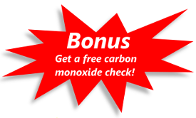 Furnace cleaning special with free carbon monoxide check